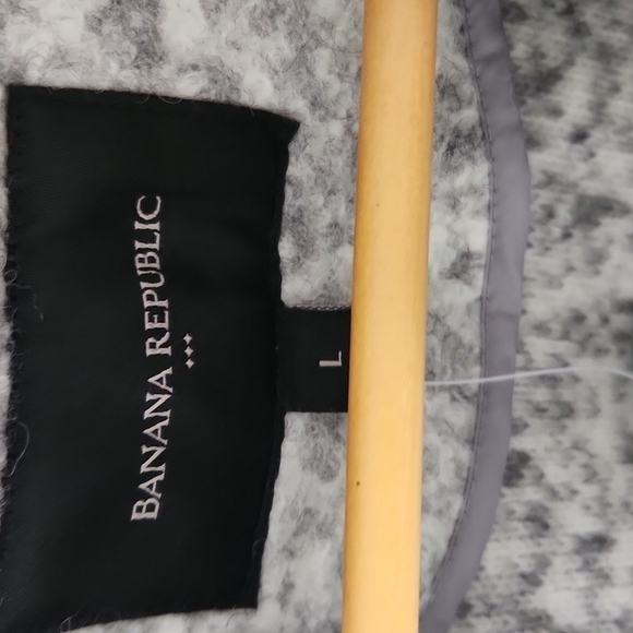 𝅺Banana Republic New Gray Long Coat - Picture 2 of 7